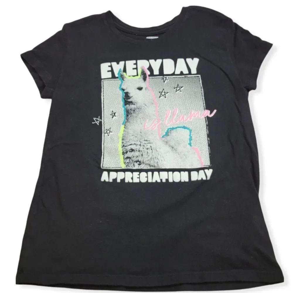 Old Navy Llama Appreciation Day Shirt M8